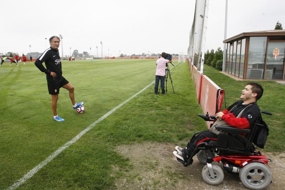 Entrenamiento del Sporting