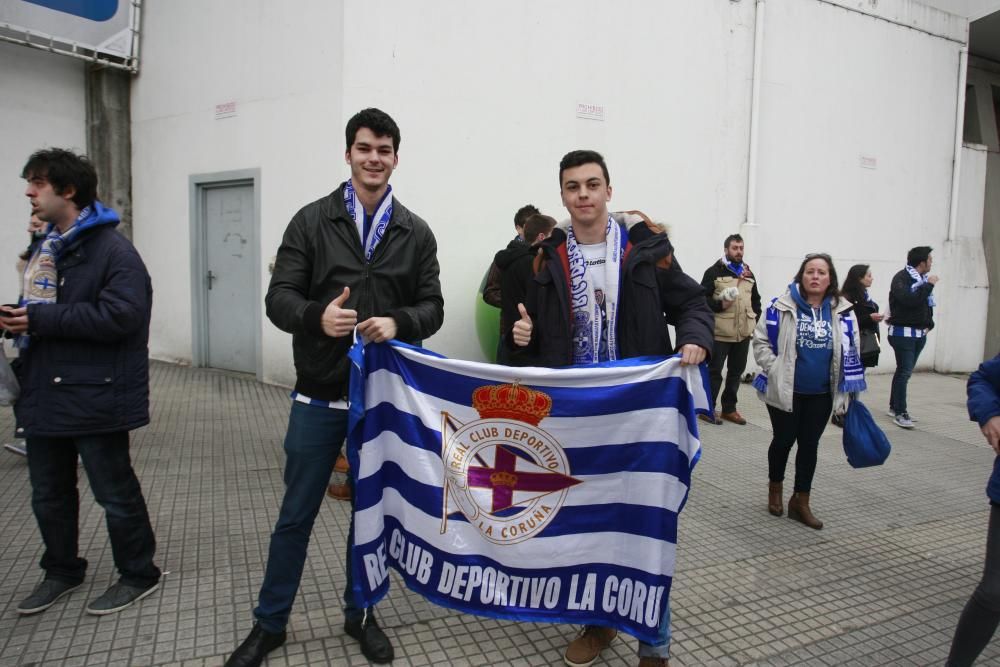 Salida de aficionados del Dépor hacia Vigo para pr