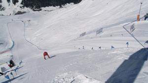 Instantánea de la Copa del Mundo de kilómetro lanzado en Andorra.