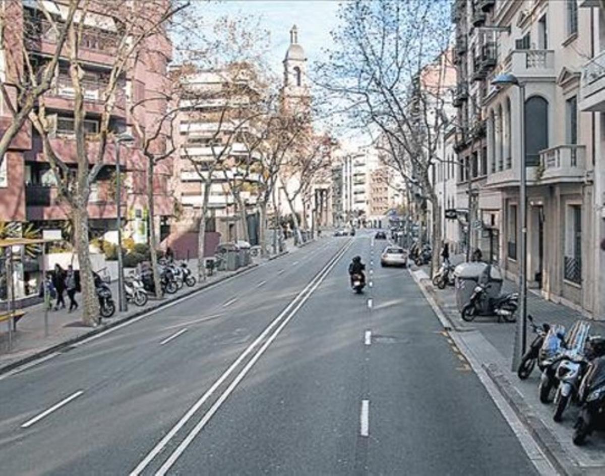 EL PASSEIG DE LA BONANOVA AMB POCS COTXES_MEDIA_1 EL PASSEIG DE LA BONANOVA AMB POCS COTXES_MEDIA_1
