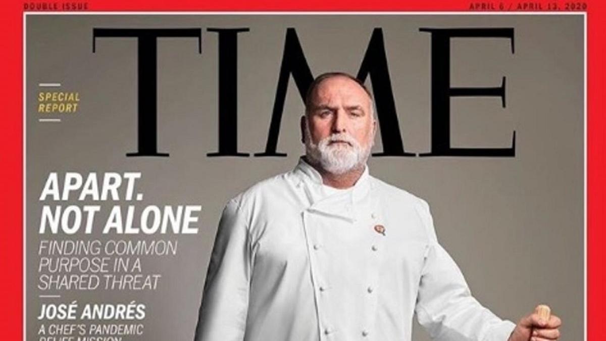 El chef Jose Andrés, portada de Time por su ayuda frente al coronavirus