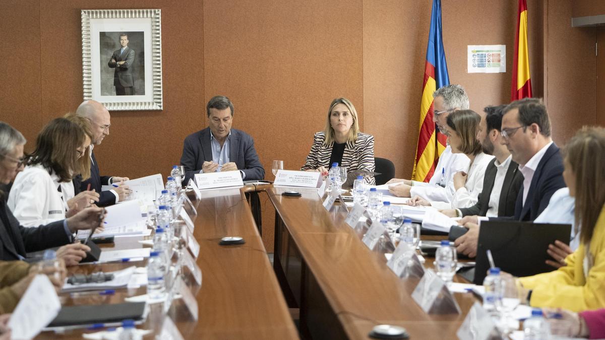 Reunión del Consejo de Gobierno del Hospital Provincial de Castellón