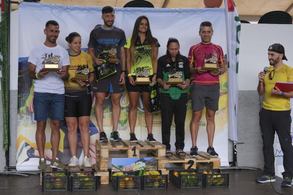 Rubén Crespo y Silvia León, vencedores de la IV Spar Natural Veneguera Trail en la distancia de 21 kilómetros