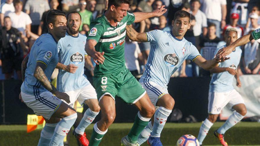 El Celta se estrelló contra el Leganés // EFE