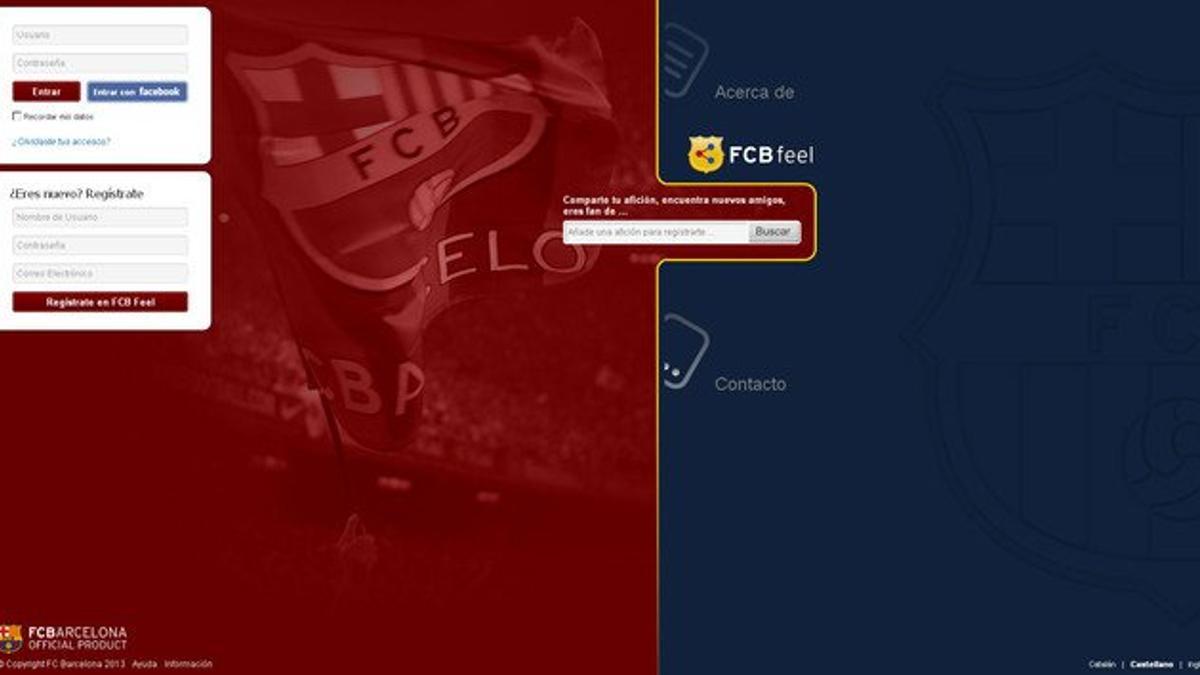 Captura de la red social del Barça