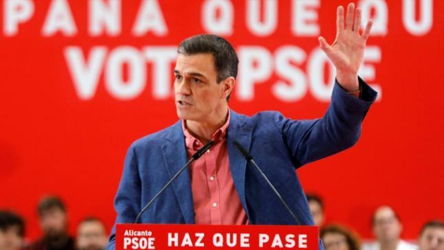 Sánchez: "Para vencer al bloque de la involución la única opción es el PSOE"