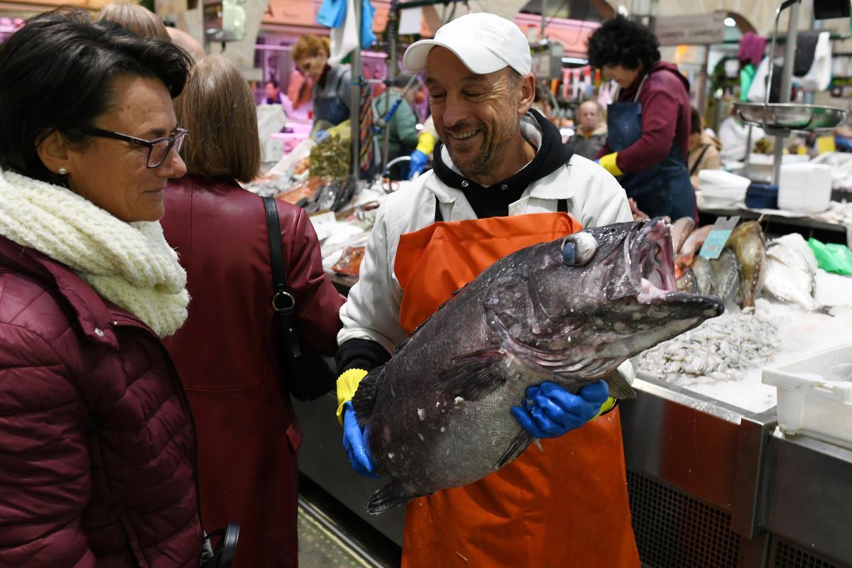 O bacallau estes días nos mercados galegos