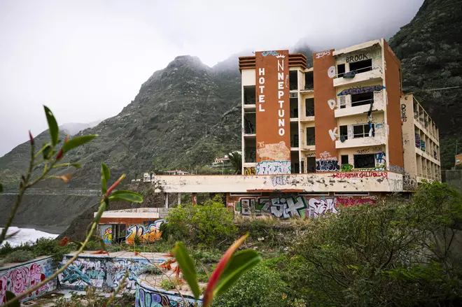 Estado del Hotel Neptumo en Bajamar
