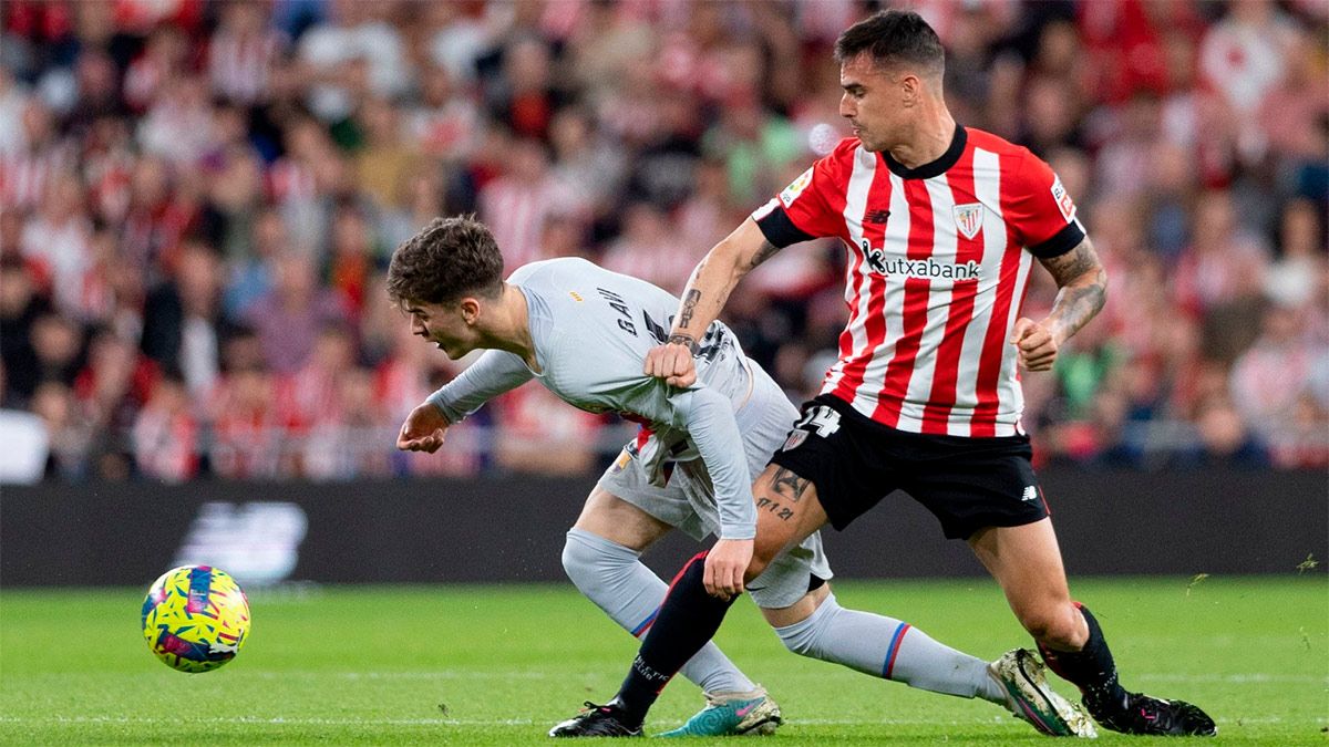 Athletic Barça El marcaje Gavi fue la fiera que domó a los leones