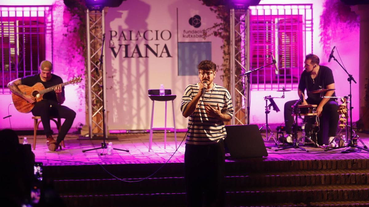 El concierto de Cepeda en el Palacio de Viana.
