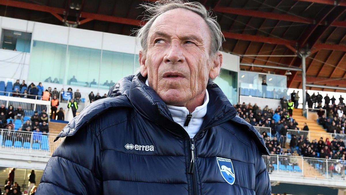 Zeman, en Pescara en su úlima etapa en los banquillos