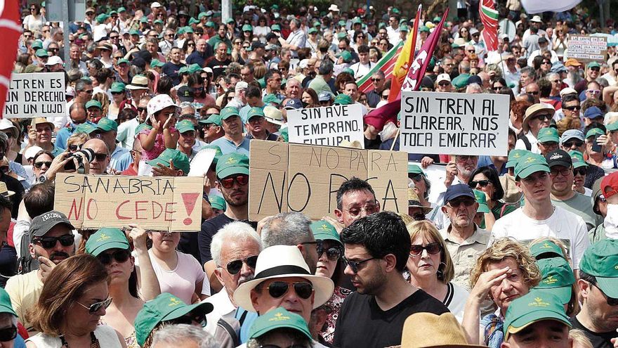 Las protestas por la supresión de paradas del AVE se extienden a Alta Sanabria