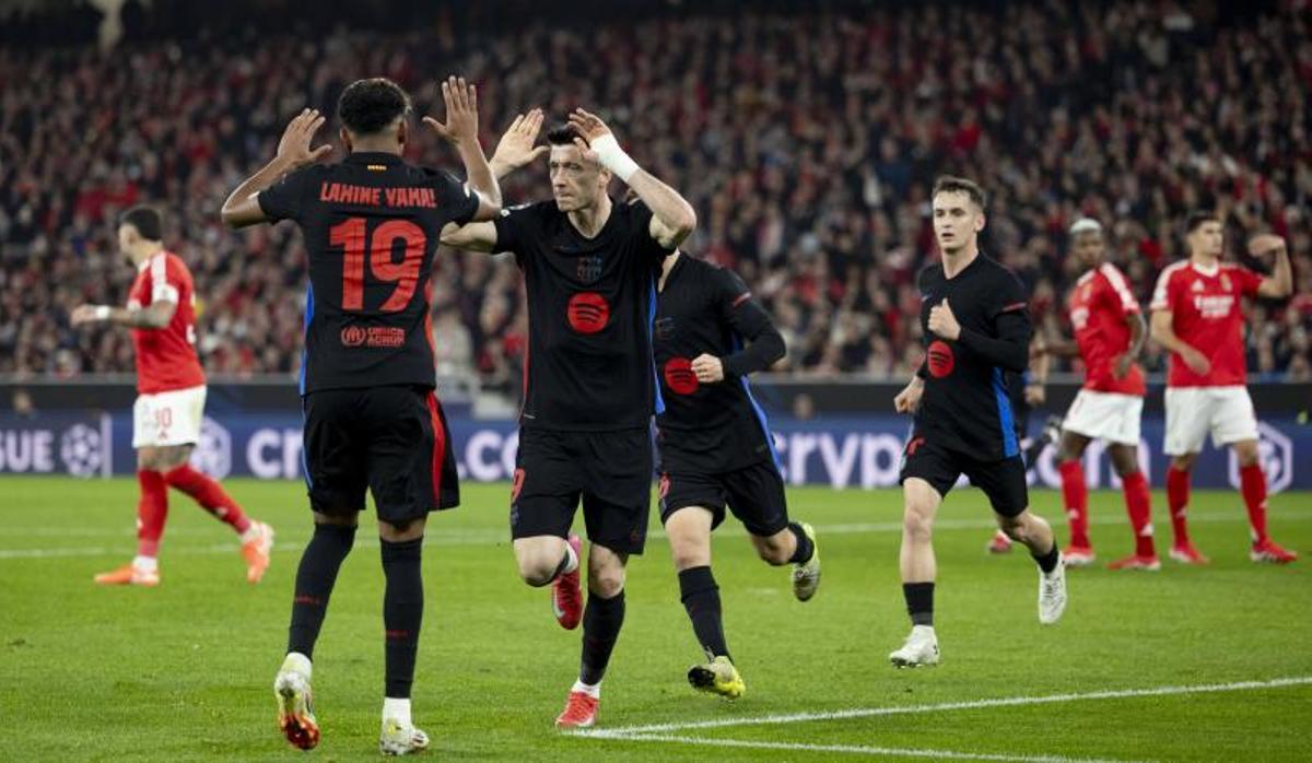 Liga Campeones: Benfica - FC Barcelona, en imágenes