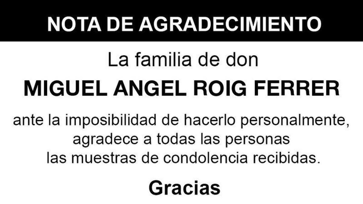 Nota Miguel Angel Roig Ferrer