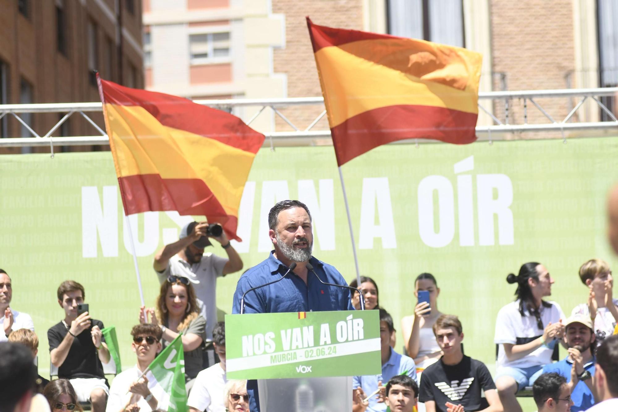 Acto de Santiago Abascal y Jorge Buxadé en Murcia