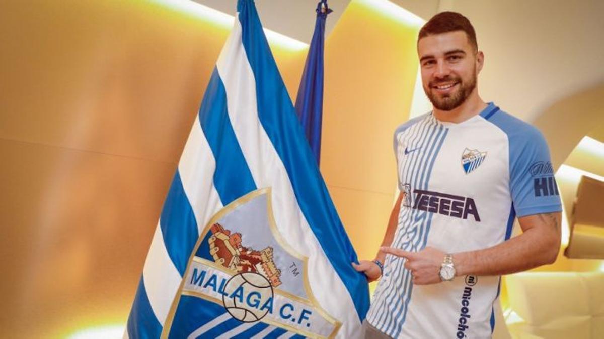 González, en su presentación como blanquiazul