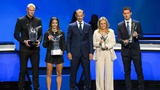 Todos los premios de la Gala de la UEFA