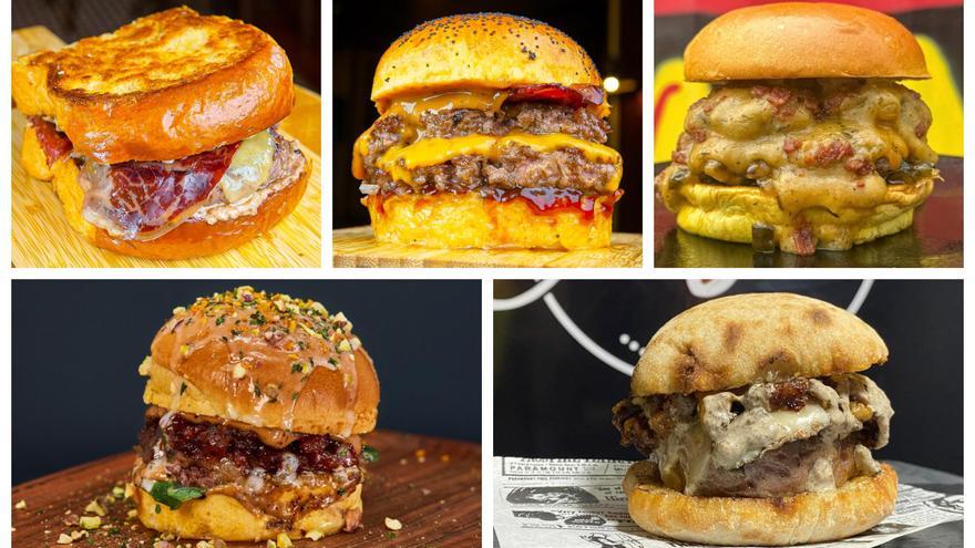 Cinco hamburguesas de Castellón quieren ser la mejor de España: Conoce las candidatas y vota por tu preferida