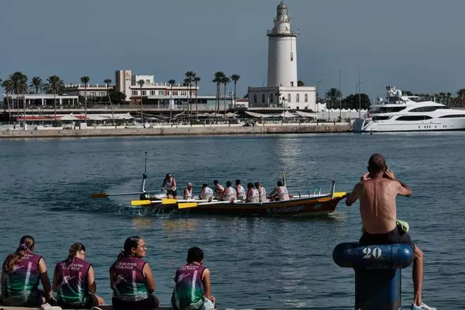 64º Gran Premio Ciudad de Málaga, en la XIV Liga Provincial de Barcas de Jábega