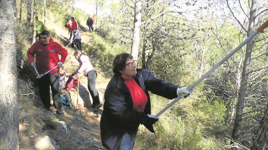 430 vecinos en paro ya limpian el monte de 72 municipios de interior