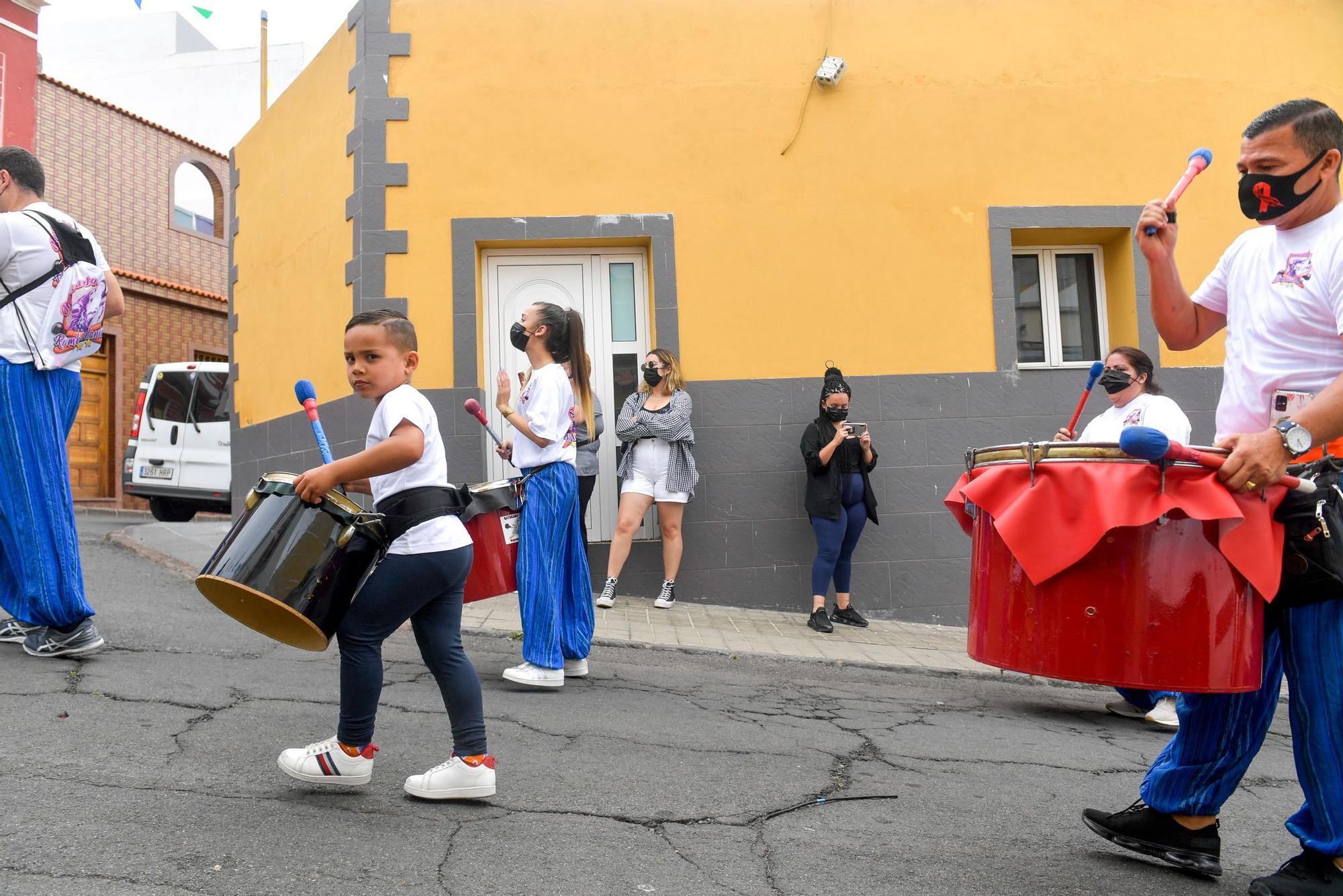 Pasacalles anunciador de las fiestas del Carmen en La Isleta (06/07/2021)