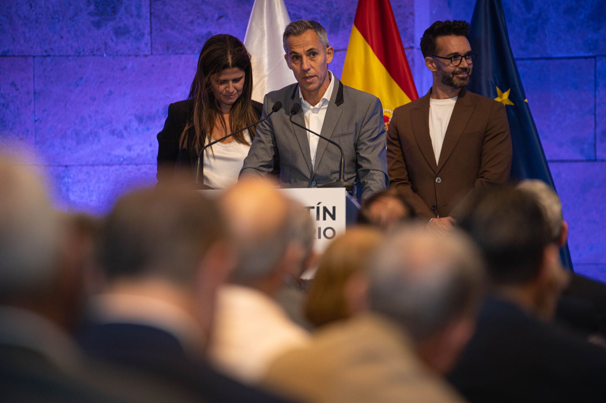 Acto de homenaje al expresidente de Canarias, Adán Martín, cuando se cumplen 15 años de su fallecimiento