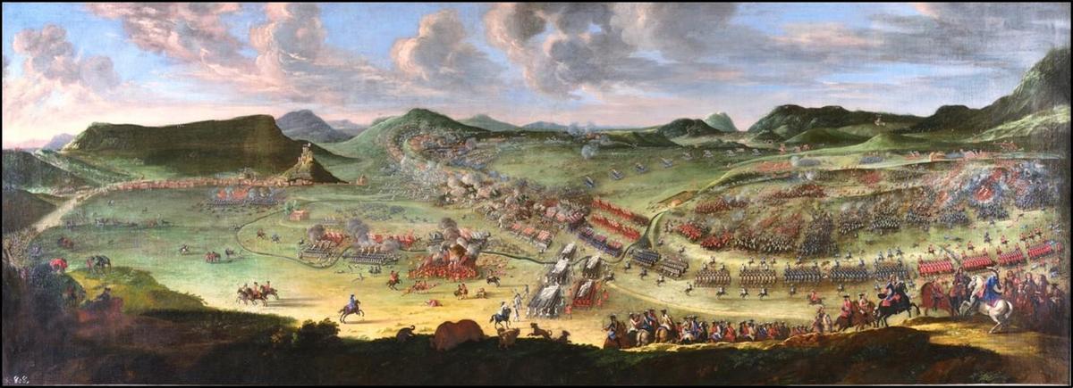 Quadre que recrea la batalla d'Almansa.