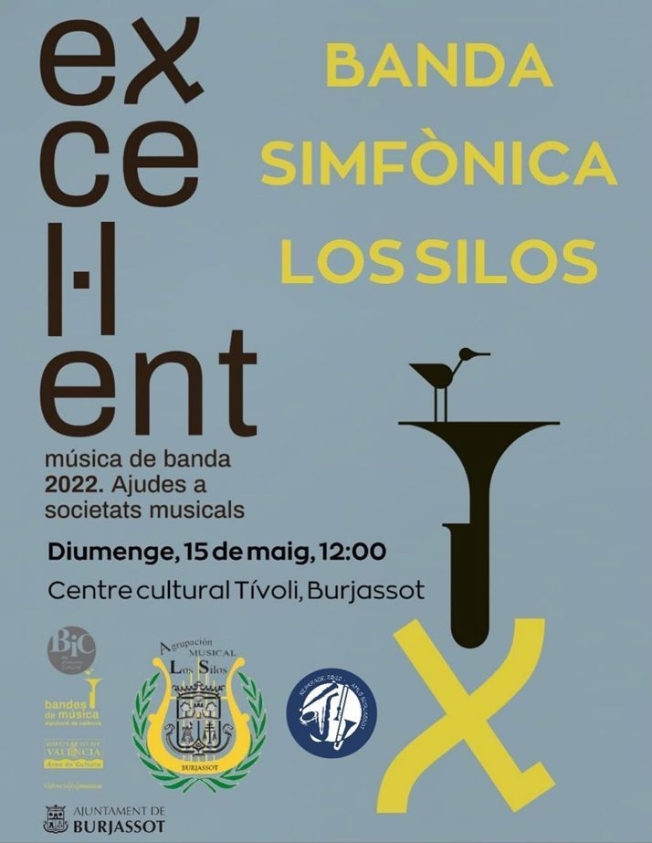 Cartel del concierto de la Agrupación Musical de Los Silos.