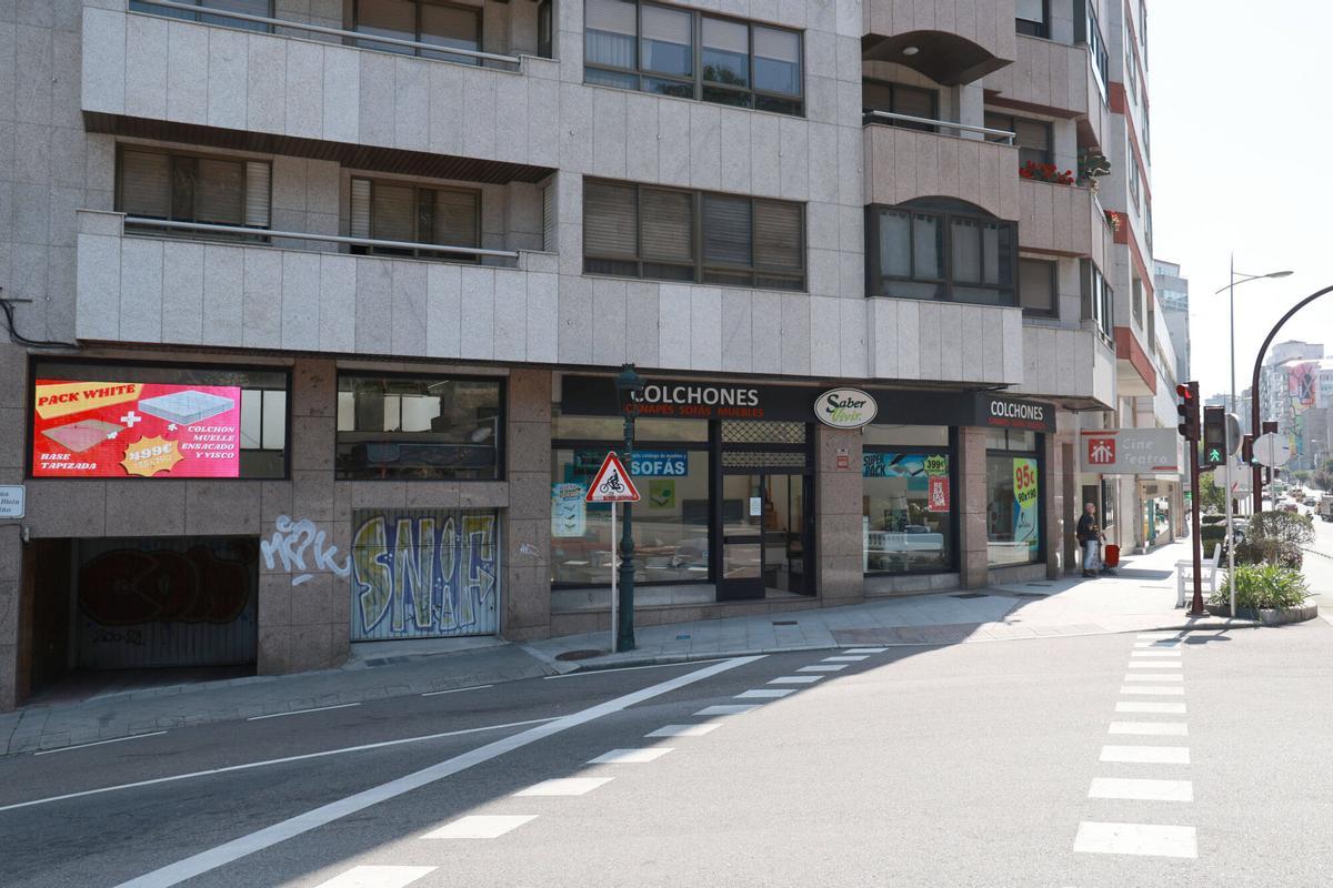 Vigo. Tienda de colchones Saber Vivir en la c/ Venezuela