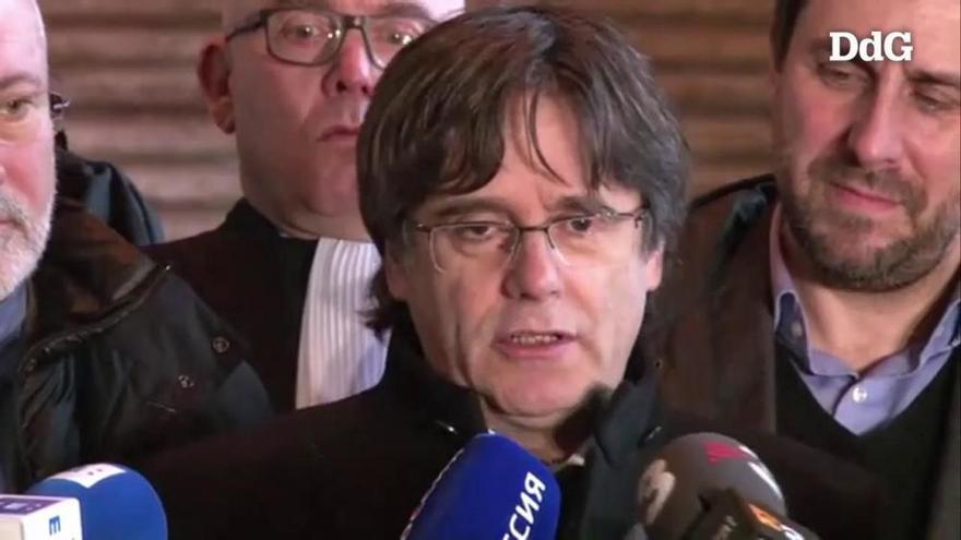 Vídeo: Puigdemont, satisfet amb l'ajornament judicial de la decisió sobre la seva extradició