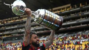 Gabigol ganó su segunda Copa Libertadores de América con el Flamengo