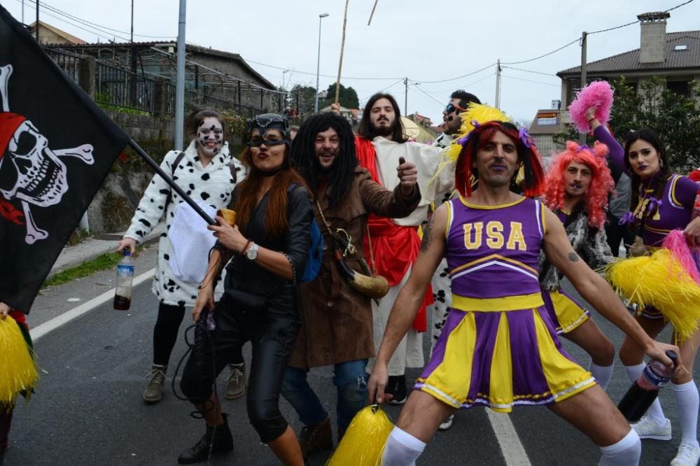 Aldán y Moaña celebran el final del Carnaval. // G. Núñez