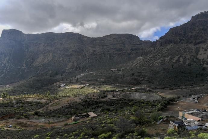 GRAN CANARIA 26-01-2019  SANTA LUCIA DE TIRAJANA-SAN BARTOLOME DE TIRAJANA. Fotos al macizo de Amurga. Fotos a los terrenos de la familia de Román comprados por el Cabildo.  FOTOS: JUAN CASTRO