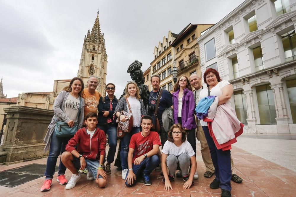 Turistas en Oviedo