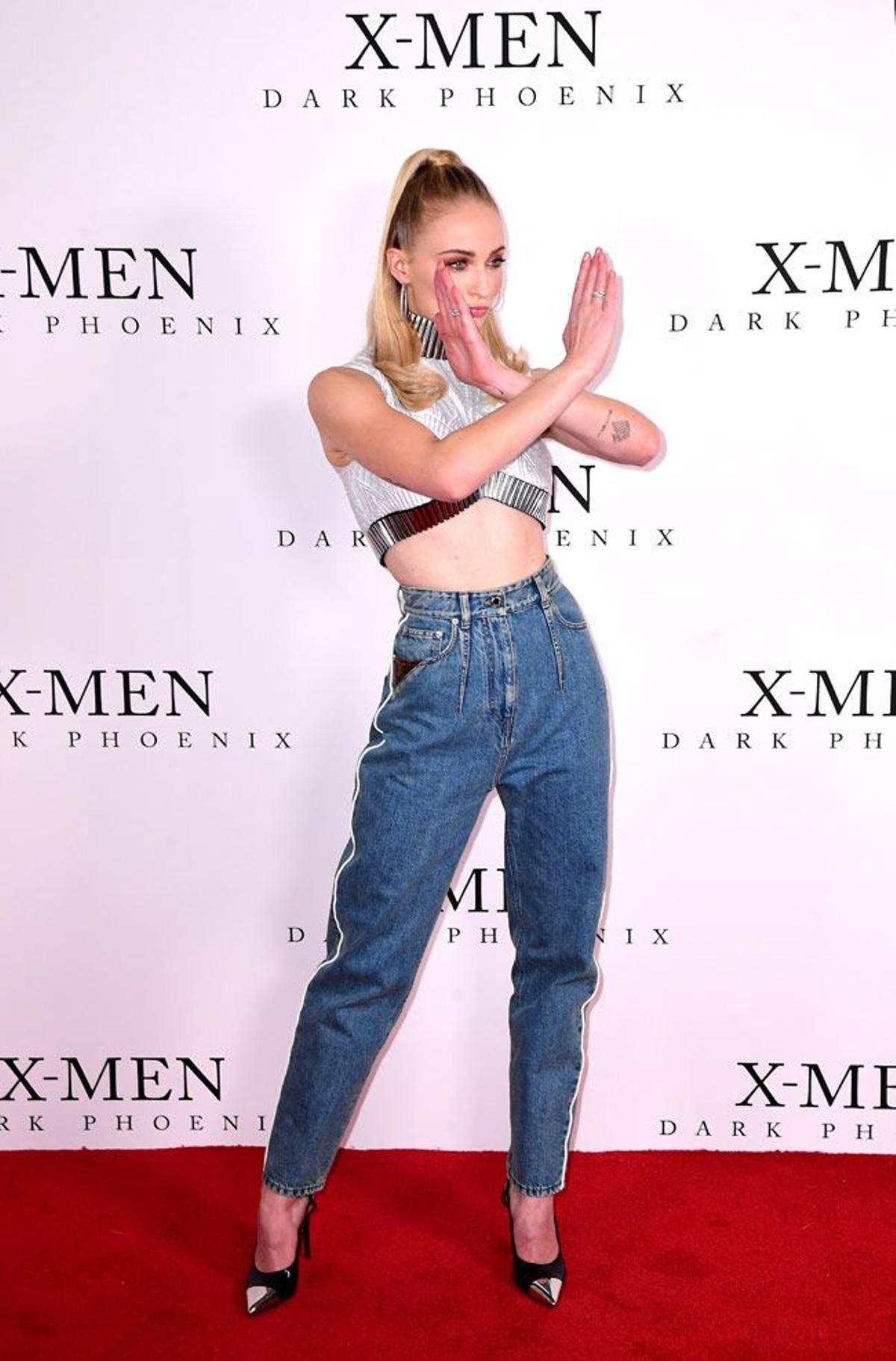 Sophie Turner, lista para estrenar 'X-Men: Dark Phoenix'
