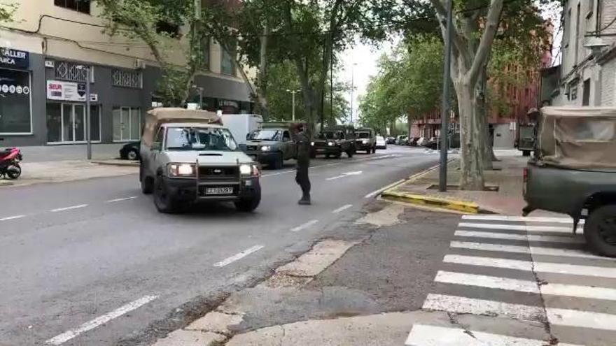 Efectivos del Ejército de Tierra se suman al dispositivo de vigilancia de Xàtiva