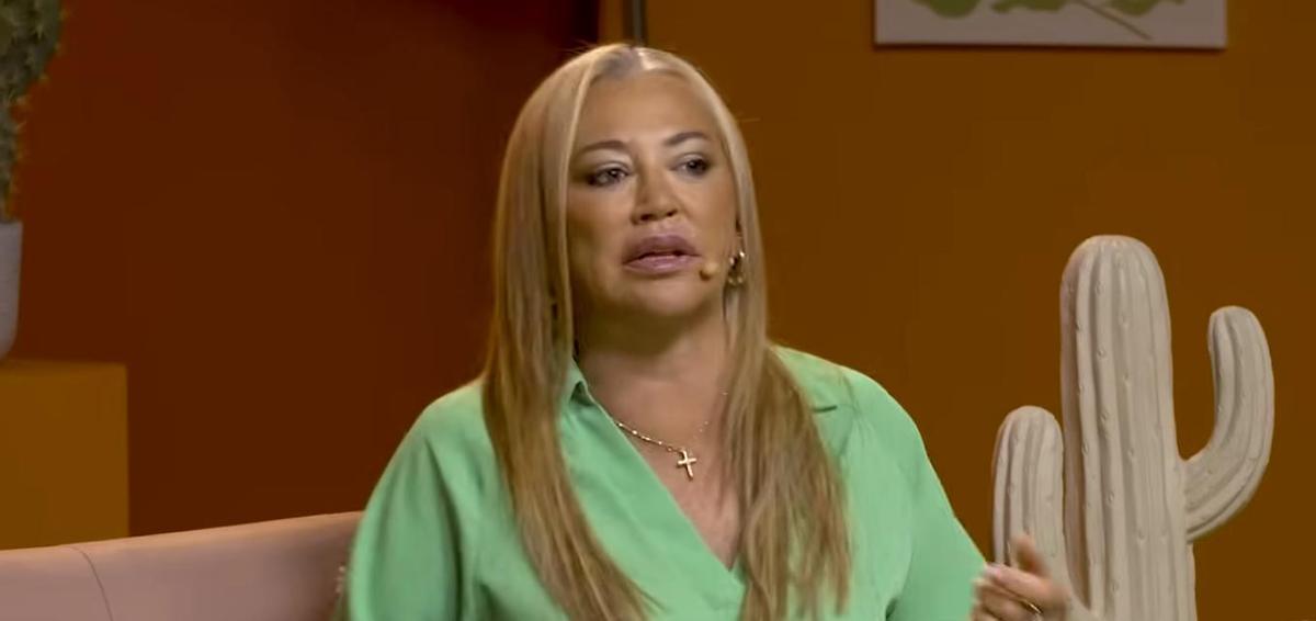 Belén Esteban, durante su entrevista en 'Los 3 Basketeros'