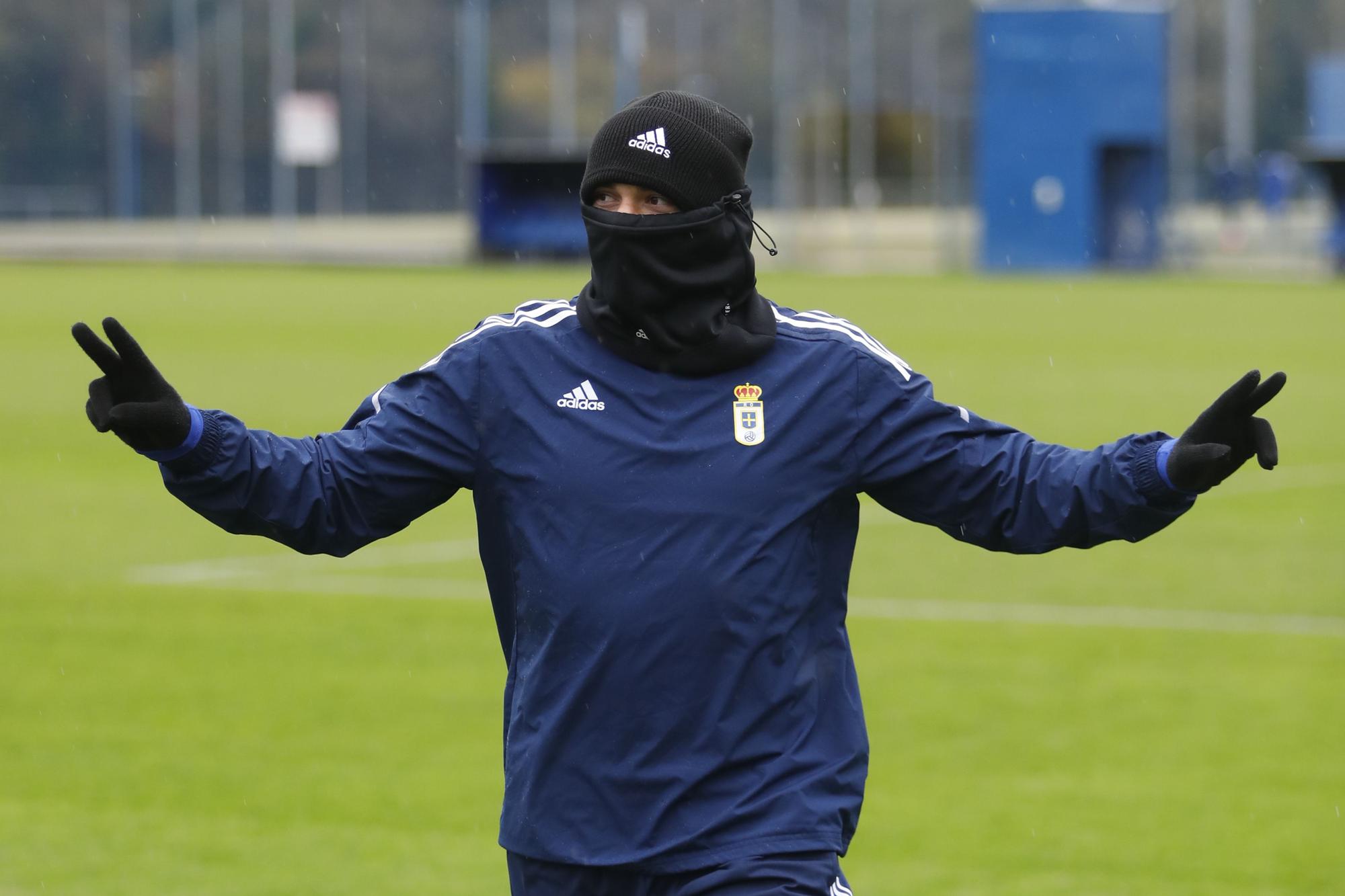 Las imágenes del entrenamiento del Oviedo