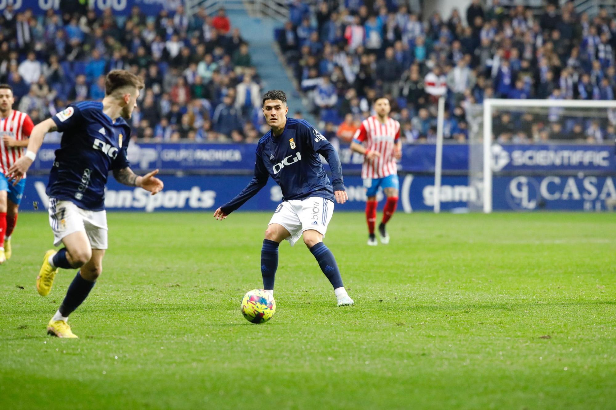 En imágenes: así se vivió el derbi en el Tartiere