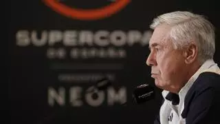 Ancelotti se enfrenta a Xavi: "Estaría contento de ganar la final aunque no lo merezcamos"