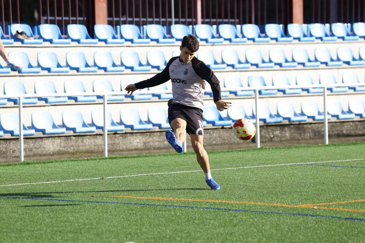 Guzmán Ortega, ayer, en el Suárez Puerta