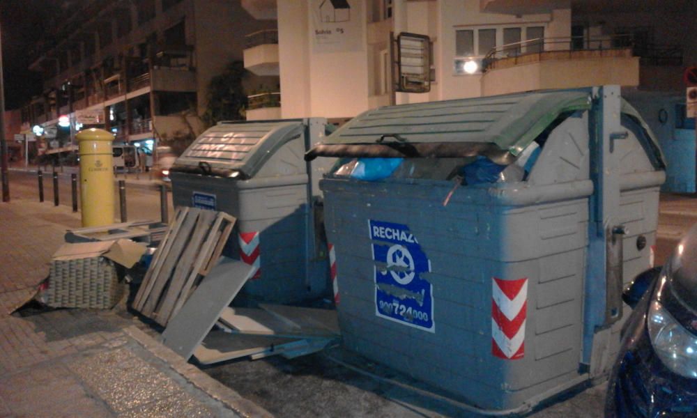 Los vecinos de Palma, hartos de la basura