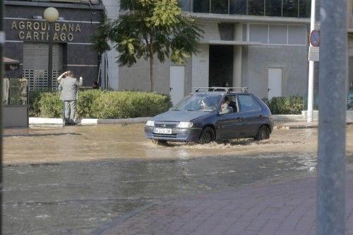 Cañeria rota en Cartagena