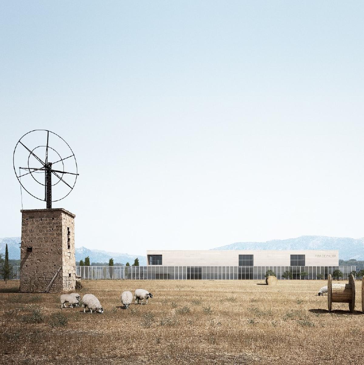 Integración del Recinto Ferial en su entorno.