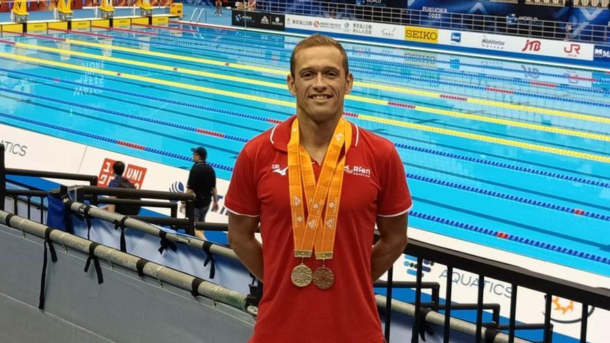 Pedro Serrano, campeón del mundo de natación máster
