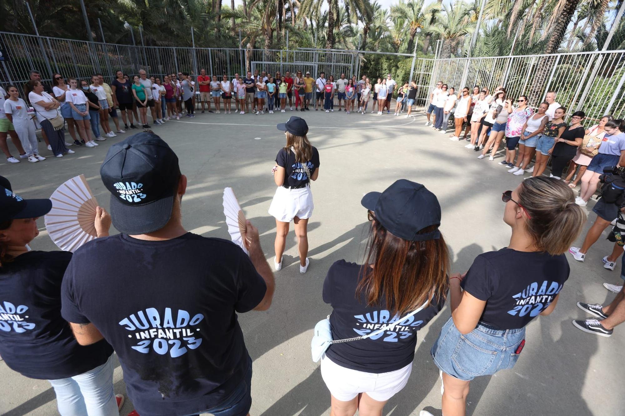 Selección hoguera Infantil en parque El Palmeral