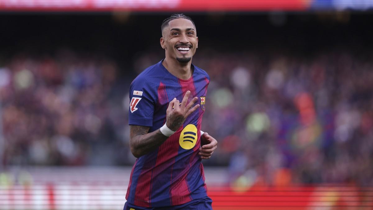 Raphinha ante el Sevilla