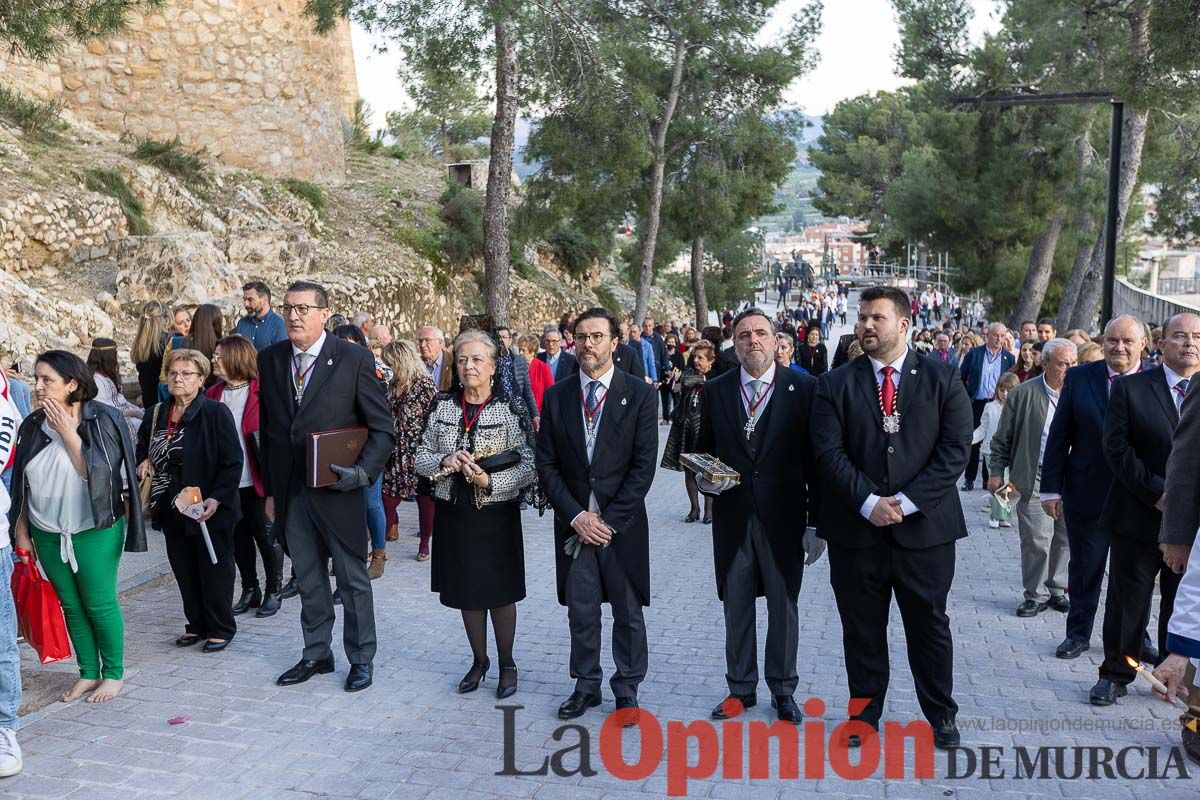 Procesión de subida a la Basílica en las Fiestas de Caravaca