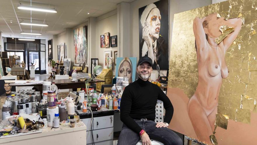 Así es el estudio del artista valenciano que enamora a Madonna