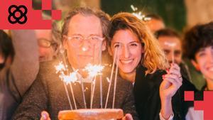 Pedrín Mariscal y su hija Paula, celebrando un aniversario anterior de Palo Market Fest. / PALO MARKET FEST